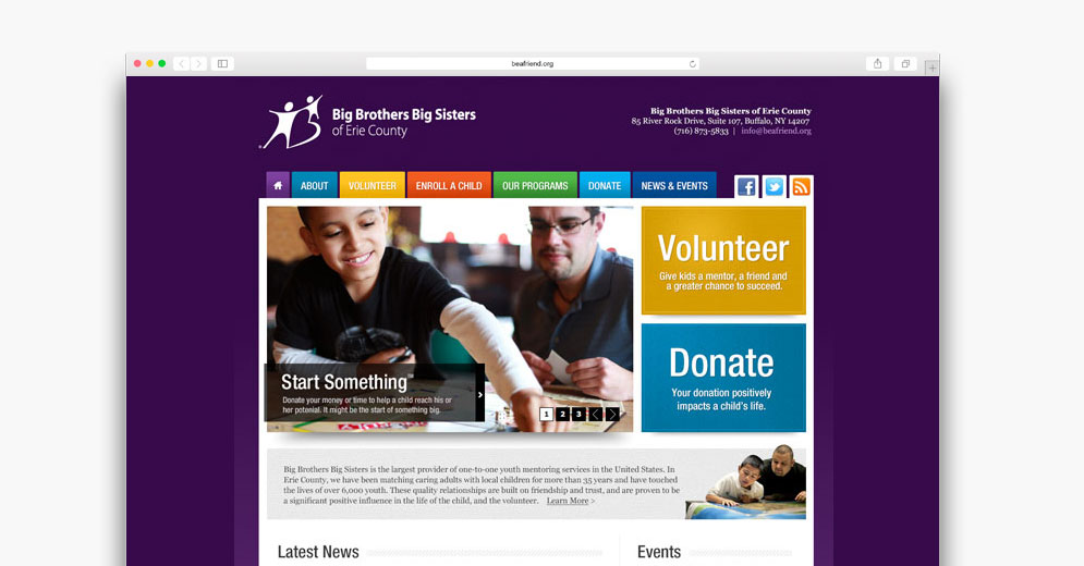 big brothers big sisters website