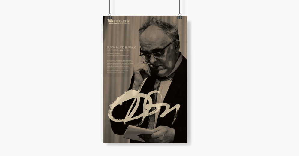 Charles Olson Poster